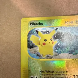 Pikachu 84/144 Skyridge Reverse Holo Rare Pokemon TCG Nintendo ITALIAN DMG - Image 4