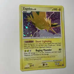Zapdos 14/100 Rare Holo Diamond Pearl Majestic Dawn 2008 Pokemon TCG Card MP-HP - Image 2