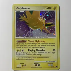Zapdos 14/100 Rare Holo Diamond Pearl Majestic Dawn 2008 Pokemon TCG Card MP-HP - Image 3