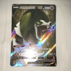 POKEMON SANDACONDA V 175/198 CHILLING REIGN FULL ART HOLO ULTRA RARE 220HP - Image 1