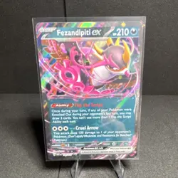 Pokemon Fezandipiti ex SV: Shrouded Fable 142/217 210 HP Double Rare Holo EN - Image 1