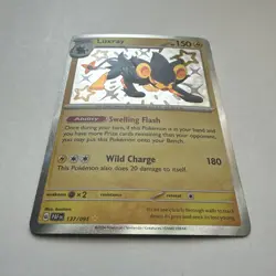 Pokemon Luxray SV: Paldean Fates Shiny Rare Holo 137/091 Stage 2 150 HP - Image 2