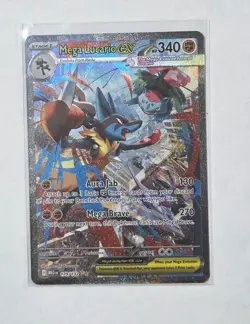 Pokemon Mega Evolution Mega Lucario ex 179/132 Special Illustration Rare (NM) - Image 1