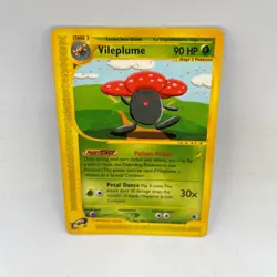 Vileplume 69/165 Rare Expedition Base Set Pokemon Heavily Played - Image 1