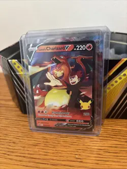 Lance's Charizard v SWSH133 Holographic Black Star Promo Pokemon TCG - Image 1