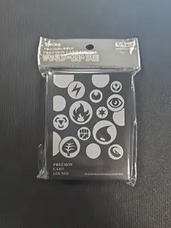 Pokemon Center Japan Exclusive Card Lounge Sleeves Black - Image 1