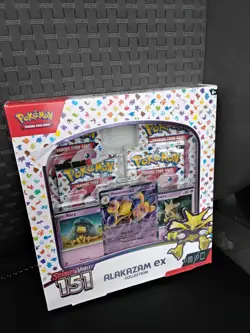 Pokemon Scarlet & Violet 151 Alakazam ex Collection Box Booster Promo English - Image 2