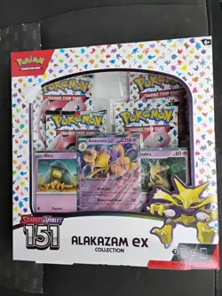 Pokemon Scarlet & Violet 151 Alakazam ex Collection Box Booster Promo English - Image 3