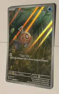 Pokemon TCG Feebas SV08 Paradox Rift 052/182 Reverse Holo 30 HP English - Image 4