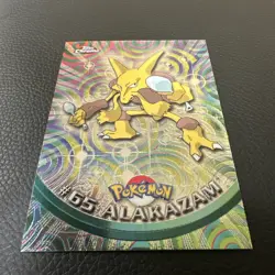 Alakazam #65 Topps Chrome Series 1 Pokemon TV Animation Edition 2000 Vintage NM - Image 1