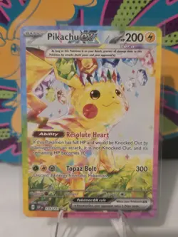 Pokemon TCG Pikachu ex 238/191 Sv08: Surging Sparks Illustration Rare Holo - Image 1