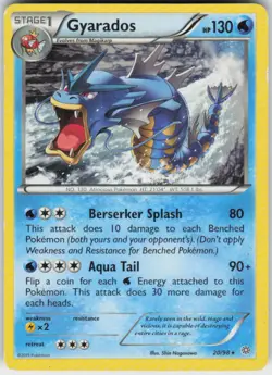 GYARADOS 20/98 ANCIENT ORIGINS POKEMON RARE MP - Image 1