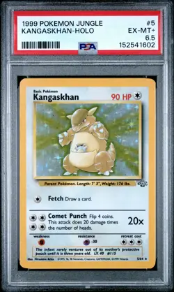 1999 POKEMON JUNGLE #5 KANGASKHAN-HOLO PSA 6.5 - Image 1