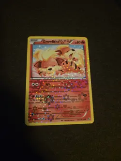 Pokemon Growlithe RC4/RC25 Reverse Holo Legendary Treasures NM/LP - Image 1