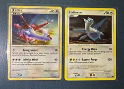 Pokemon TCG Vintage Holo 2 Bundle: Latias HGSS10, Latios 4/17 - Image 1