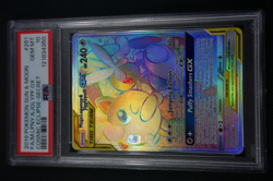 Pokemon Cosmic Eclipse Mega Lopunny & Jigglypuff GX Secret Rare #261 - PSA 10 - Image 2