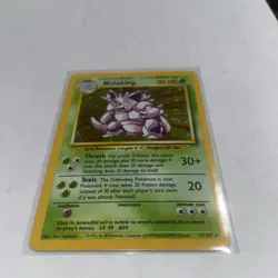 NIDOKING BASE SET HOLO POKEMON 11/102 FOIL HAS MARK READ DESC - Image 3