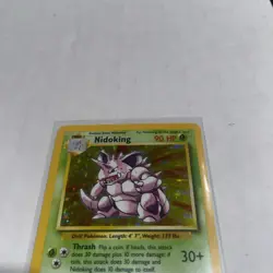 NIDOKING BASE SET HOLO POKEMON 11/102 FOIL HAS MARK READ DESC - Image 4