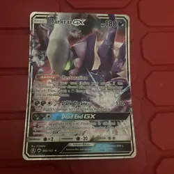 POKEMON JUMBO DARKRAI GX 88a/147 SUN & MOON OVERSIZED ULTRA RARE PROMO NM - Image 1