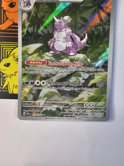 Pokemon Scarlet and Violet Nidoking 174/165 Holo Illustration Rare TCG - Image 2