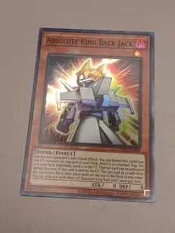 Yugioh Absolute King Back Jack OP26-EN004 Super Rare NM - Image 2