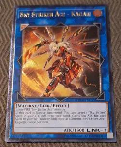 Yugioh Sky Striker Ace - Kagari OP08-EN002 Ultimate Rare NM - Image 3
