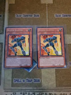 YUGIOH 2X BUSTER BLASTER EXVC-EN022 RARE 1ST ED NM - Image 1