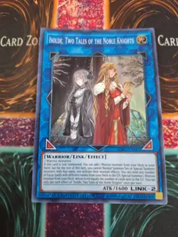 Yugioh Isolde, Two Tales of the Noble Knights SOFU-ENSE1 Super Rare Limited NM - Image 1