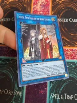Yugioh Isolde, Two Tales of the Noble Knights SOFU-ENSE1 Super Rare Limited NM - Image 2