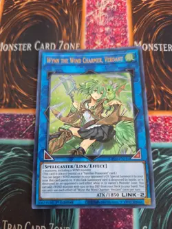 Yugioh Wynn the Wind Charmer, Verdant MP20-EN124 Ultra Rare 1st Edition NM - Image 1