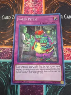 Yugioh Sales Pitch IGAS-EN076 Secret Rare 1st Edition Near Mint - Image 1