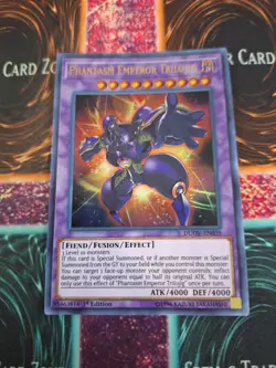 Yugioh Phantasm Emperor Trilojig DUOV-EN039 Ultra Rare 1st Edition Near Mint - Image 1