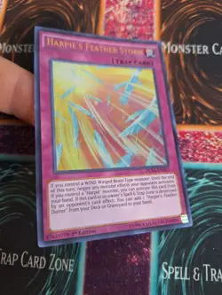 Yugioh Harpie's Feather Storm DUSA-EN027 Ultra Rare 1st Edition Near Mint - Image 2