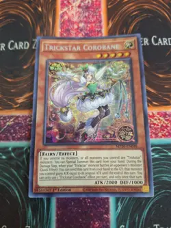 Yugioh Trickstar Corobane MP20-EN048 Prismatic Secret Rare 1st Edition Near Mint - Image 1