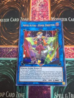 Yugioh Abyss Actor - Hyper Director DUOV-EN022 Ultra Rare 1st Edition Near Mint - Image 1