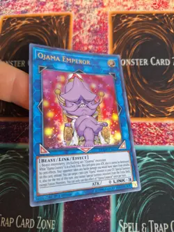 Yugioh Ojama Emperor DUOV-EN033 Ultra Rare 1st Edition Near Mint - Image 2