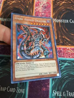 Yugioh Dark Armed Dragon LCKC-EN068 Secret Rare Unlimited Near Mint - Image 2