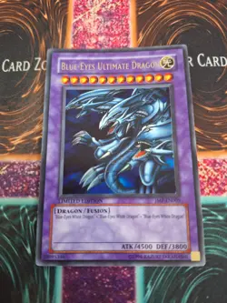 Yugioh Blue-Eyes Ultimate Dragon JMP-EN005 Ultra Rare Limited NM/LP - Image 1