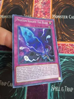 Yugioh Phantom Knights' Fog Blade BLRR-EN065 Secret Rare 1st Edition Near Mint - Image 2