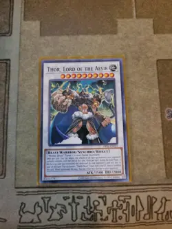 YUGIOH THOR LORD OF THE AESIR OP26-EN019 COMMON UNLIMITED ED NM - Image 1