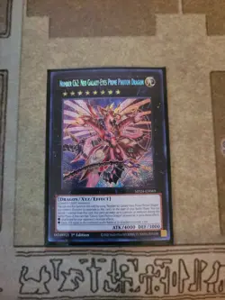 YUGIOH NUMBER C62: NEO GALAXY-EYES PRIME PHOTON DRAGON MP24 PRISMATIC SECRET NM - Image 1