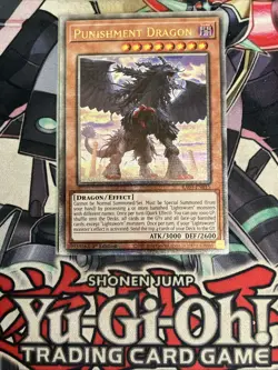 Punishment Dragon Quarter Century Secret Rare RA03-EN015 Yugioh - Image 1