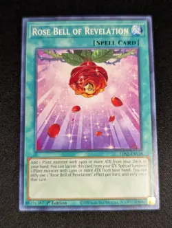 Yugioh Rose Bell of Revelation LDS2-EN118 1st Edition Common NM - Image 1