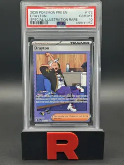 Pokemon TCG Drayton Special Illustration Rare 172 Prismatic Evolutions PSA 10 - Image 1
