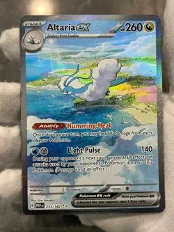 Pokemon TCG Altaria ex 253/182 Paradox Rift Holo Special Illustration Rare NM - Image 3