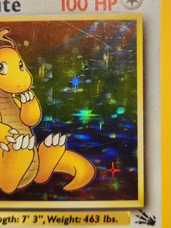 Dragonite 4/62 Fossil Holo Pokemon Card Tcg Collect Trade Vintage Wotc - Image 2