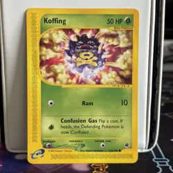 Koffing E-Series Expedition Common 114/165 Pokemon Card - Image 1