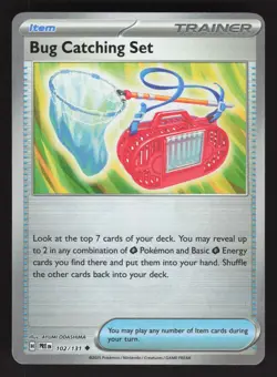Bug Catching Set (Poke Ball) 102/131 Pokemon Prismatic Evolutions NM - Image 1