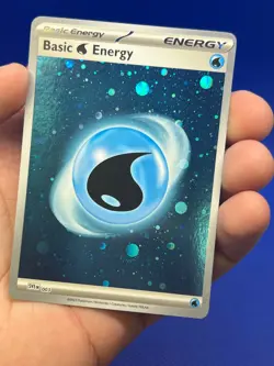 Pokemon Scarlet & Violet 151 SVE Basic Water Energy 003 HD Cosmos Holo NM - Image 2