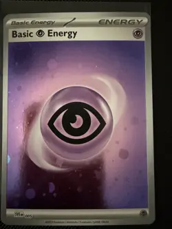 Pokemon 151 Psychic Energy Variant 005 HD Swirl Galaxy Cosmos Holo Foil - Image 1